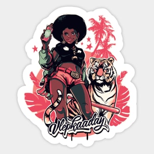 Miami Vibes - Tiger Street Sticker